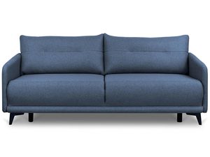Miniaturka 16 - Granatowa sofa z prostym designem do nowoczesnego wnętrza
