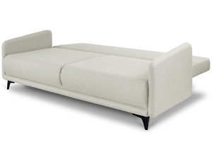 Miniaturka 4 - Wygodna beżowa sofa do minimalistycznego wnętrza