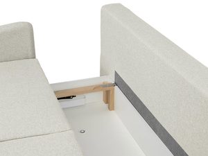 Miniaturka 6 - Mechanizm rozkładania kanapy w kolorze beżowym