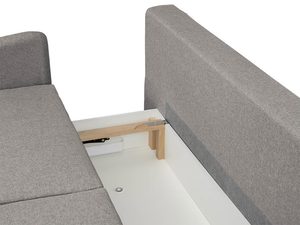 Miniaturka 14 - Szara sofa rozkładana z funkcją spania