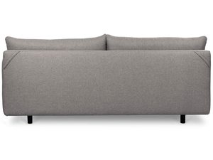 Miniaturka 10 - Minimalistyczna szara sofa z oparciem