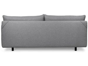 Miniaturka 28 - Nowoczesna szara sofa z tapicerowanym oparciem