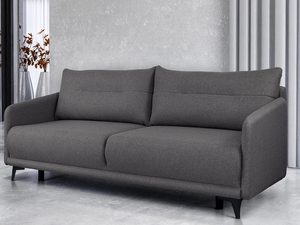Miniaturka 41 - Nowoczesna szara sofa z prostymi liniami do salonu