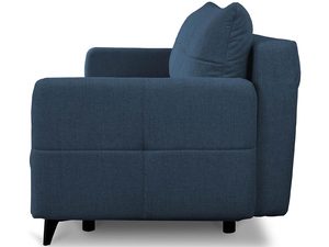 Miniaturka 29 - Nowoczesna granatowa sofa z bocznym podłokietnikiem