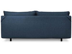 Miniaturka 28 - Granatowa sofa z wysokim oparciem i prostymi liniami