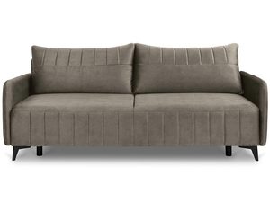 Miniaturka 7 - Beżowa sofa z szerokim siedziskiem i miękkimi poduszkami