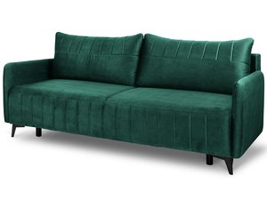 Miniaturka 16 - Nowoczesna zielona sofa z miękkimi poduszkami