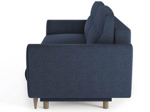 Miniaturka 20 - Bok granatowej sofy z prostym designem