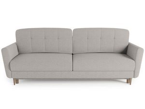 Miniaturka 6 - Beżowa sofa do przestronnego salonu z prostymi liniami