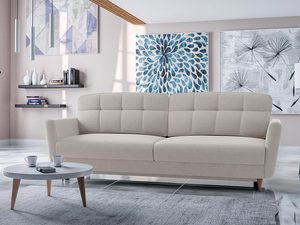 Miniaturka 11 - Beżowa sofa z miękkim oparciem do eleganckiego salonu