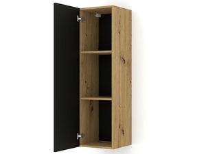 Miniaturka 1 - Wisząca szafka z dębowym wykończeniem, styl loftowy