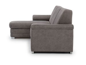 Miniaturka 4 - Sofa trzyosobowa w stylu skandynawskim, szara tapicerka
