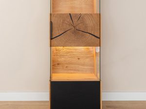 Miniaturka 6 - Witryna z przeszklonymi drzwiami i podświetleniem LED