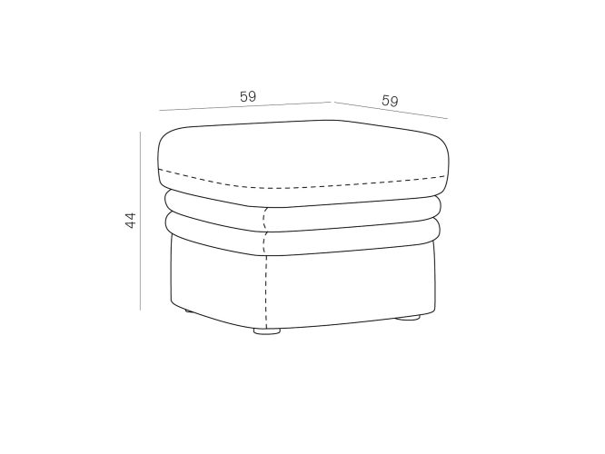 Klasyczna Pufa do Salonu Sewila