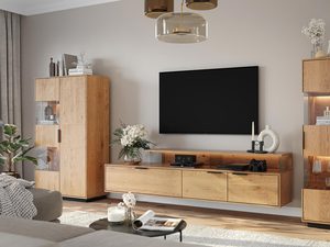 Miniaturka 4 - Zestaw mebli z drewna dębowego z podświetleniem