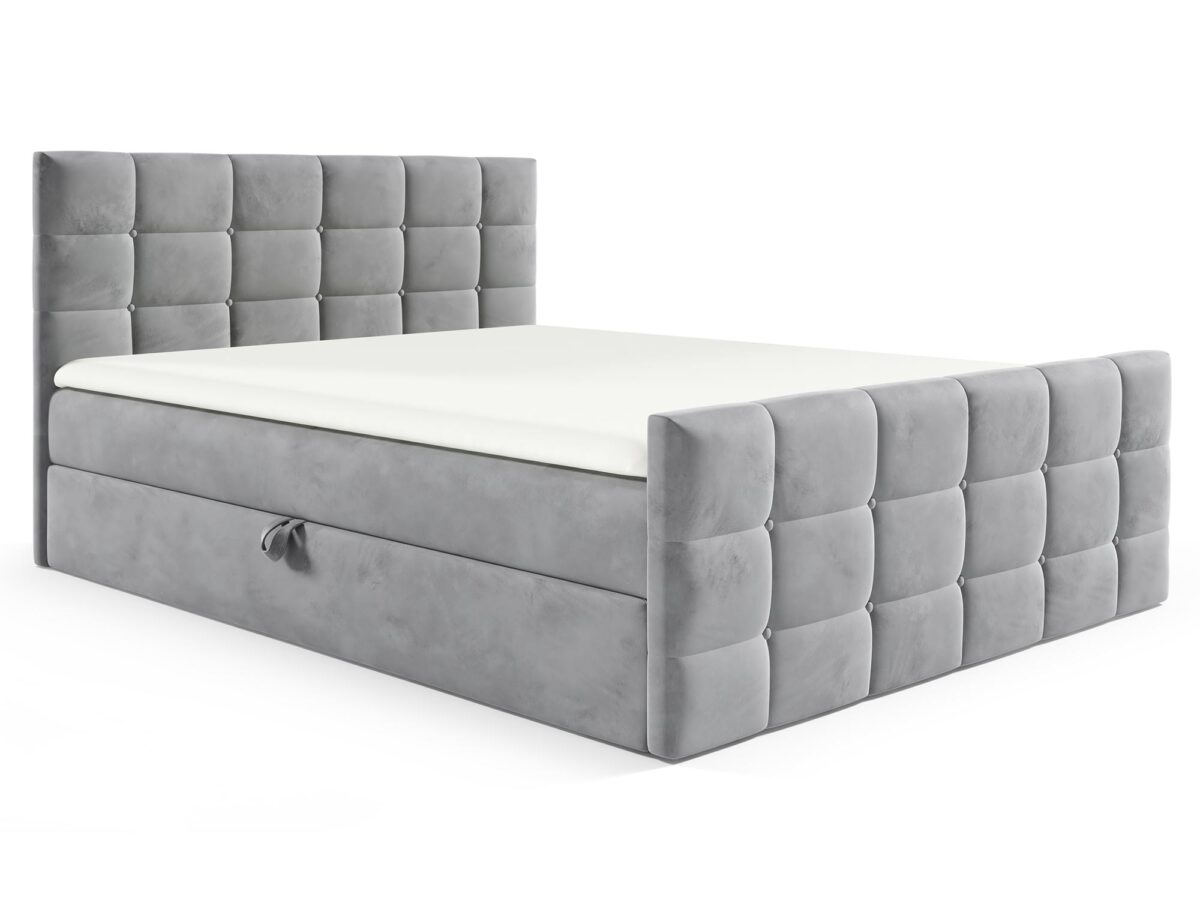 Kontynetalne Łóżko z Ozobnymi Guzikami Clarismo