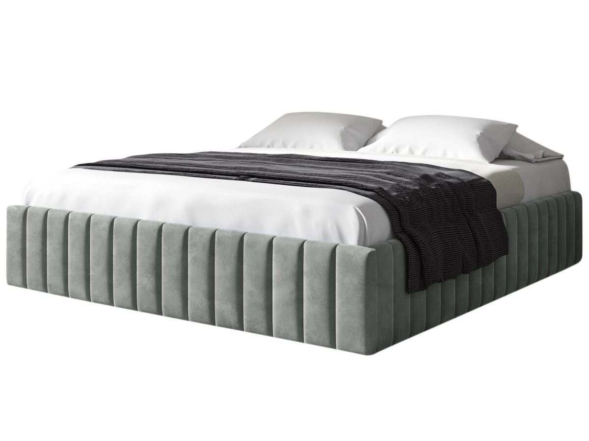 Stylowe Przytulne Łóżko Tapicerowane TRUSKAWKA