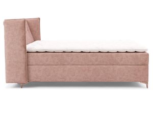 Miniaturka 2 - Tapicerowane łóżko różowe od boku