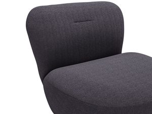 Miniaturka 7 - Ciemnoszary fotel wypoczynkowy ,minimalistyczny styl