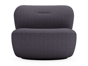 Miniaturka 14 - Grafitowy szeroki fotel wypoczynkowy, styl nowoczesny