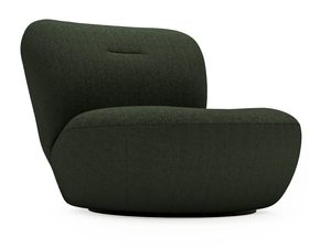 Miniaturka 30 - Zielony fotel o organicznej formie do wnętrz japandi