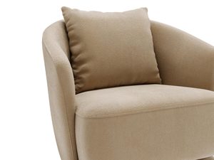 Miniaturka 24 - Beżowy fotel z widocznym profilem bocznym