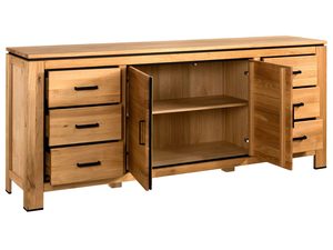 Miniaturka 1 - Komoda w stylu nowoczesnym z szafkami i otwartą przestrzenią