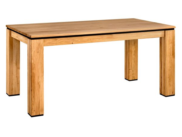 Dębowy stół jadalniany w naturalnym kolorze drewna