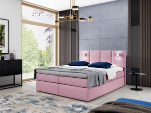 Miniaturka 1 - Łóżko kontynentalne w kolorze jaskrawego różu