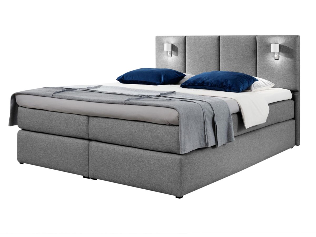 Łóżko kontynentalne Lumo z  Oświetleniem Sensorycznym