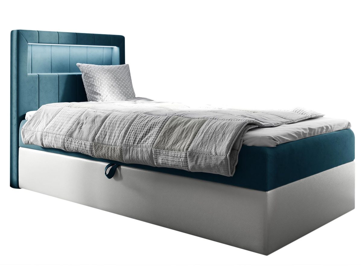 Modułowe Łóżko Młodzieżowe z Pojemnikiem na Pościel RUBBIE 1