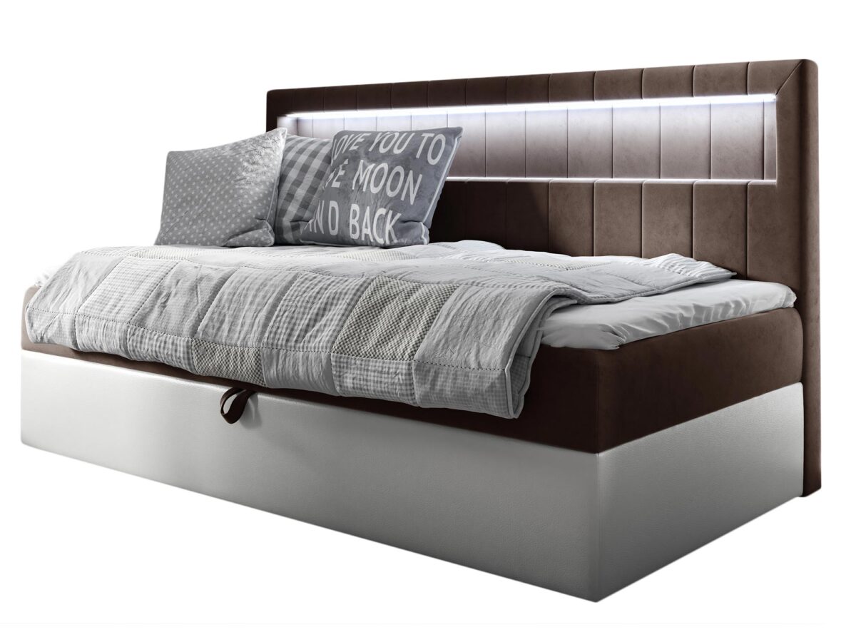 Eleganckie Kontynentalne Łóżko RUBBIE 2