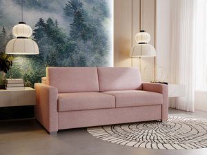 Miniaturka 10 - Różowa sofa dwuosobowa z funkcją przechowywania w aranżacji