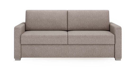 Miniaturka 1 - Beżowa Sofa Przestronna z Funkcją Spania BOSTIN III