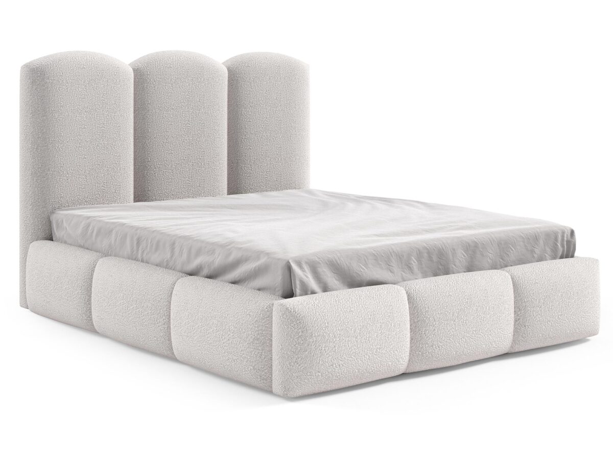 Nowoczesne Tapicerowane Łóżko z Pojemnikiem na Pościel JOWISZ