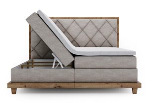 Miniaturka 9 - Łóżko z klasycznym przeszywanym zagłówkiem i funkcją przechowywania