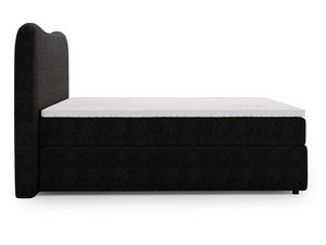 Miniaturka 8 - Czarne łóżko z miękkim materacem i pojemnikiem na pościel