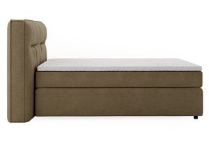 Miniaturka 13 - Łóżko oliwkowe z solidną podstawą i eleganckim tapicerowanym wykończeniem