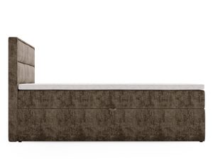 Miniaturka 12 - Tapicerowany zagłówek w kolorze kawowym z delikatną teksturą