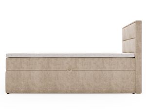 Miniaturka 9 - Beżowa sofa tapicerowana z eleganckimi przeszyciami