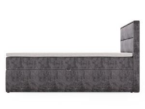 Miniaturka 6 - Szara sofa tapicerowana o geometrycznym kształcie