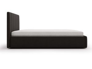 Miniaturka 26 - Grafitowe łóżko tapicerowane z pionowym zagłówkiem boczny