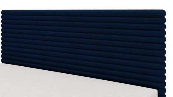 Miniaturka 25 - Białe Designerskie Łóżko do Sypialni LILIA