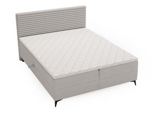 Miniaturka 5 - Jasnoszare łóżko kontynentalne widok górny perspektywa