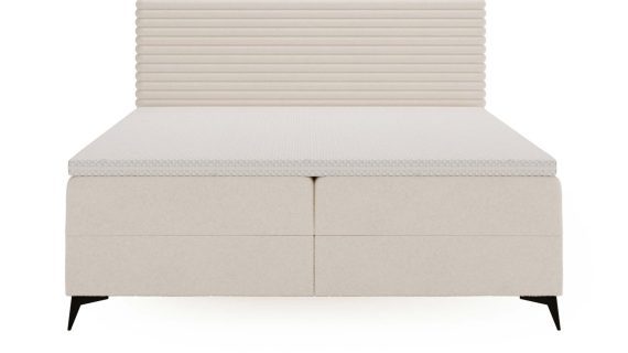 Miniaturka 17 - Białe Designerskie Łóżko do Sypialni LILIA