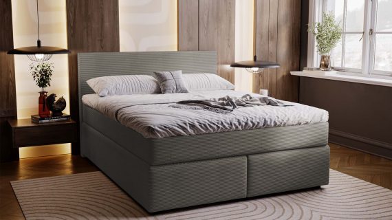 Miniaturka 24 - Klasyczne Tapicerowane Łóżko Sypialniane AVIST