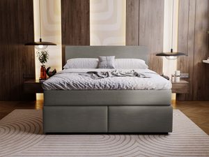 Miniaturka 22 - Łóżko szałwiowe kontynentalne widok frontalny w sypialni