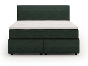 Miniaturka 3 - Butelkowa zieleń łóżko kontynentalne frontalny