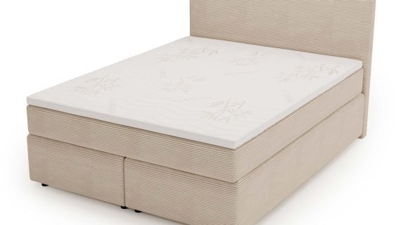 Miniaturka 10 - Klasyczne Tapicerowane Łóżko Sypialniane AVIST