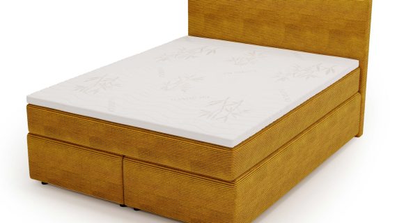 Miniaturka 14 - Klasyczne Tapicerowane Łóżko Sypialniane AVIST